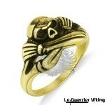 Bague Squelettique de Loki en Acier