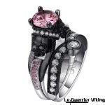 Bague Tête de Mort Éclipse Noire