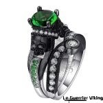 Bague Tête de Mort Éclipse Noire