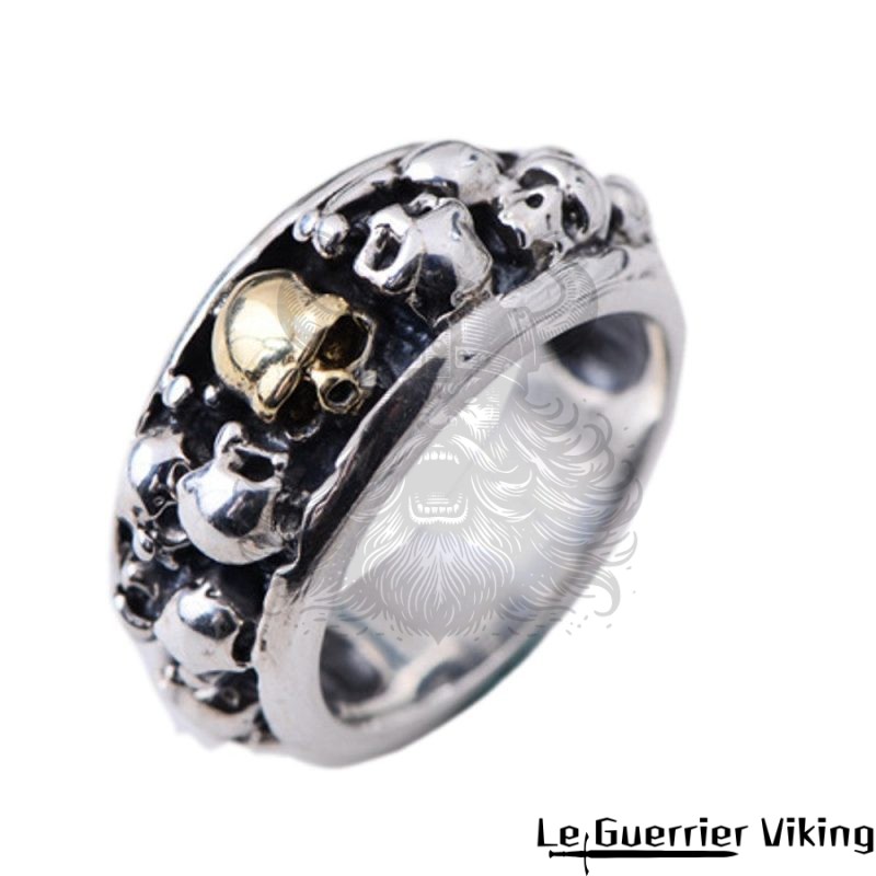 Bague Tête de Mort Encre Éternelle