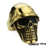 Bague Tête de Mort Helheim en Acier