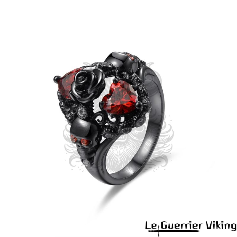 Bague Tête de Mort Ombre Sauvage