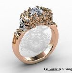 Bague Tête de Mort Ombre et Lumière