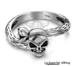 Bague Tête de Mort en Argent