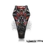 Bague-Viking-Hel-en-Acier Bague Viking Hel en Acier