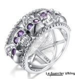 Bague Viking Mortuaire Femme en Argent