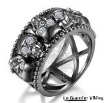 Bague Viking Mortuaire Femme en Argent