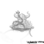 Bracelet Serpent Argenté d'Yggdrasil