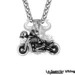Collier Squelette Moto