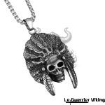 Collier Tête de mort Esprit Indien