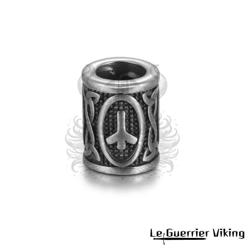 Perle En Acier Rune Algiz Viking Shop