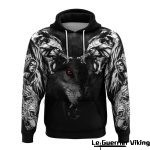 Sweat-shirt Viking Loup de la Sagesse