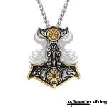 Collier Viking Mjolnir et Fenrir Viking Shop