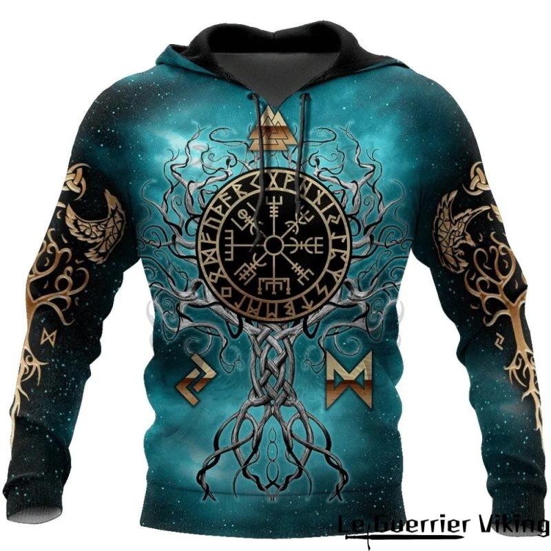 Sweat-shirt viking de l'univers Yggdrasil