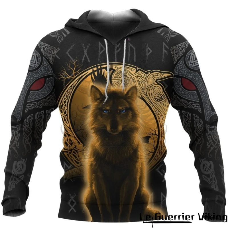 Sweat-shirt Viking Gardien Doré