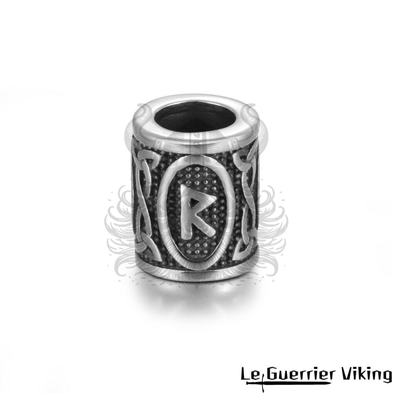 Perle En Acier Rune Raidho Viking Shop