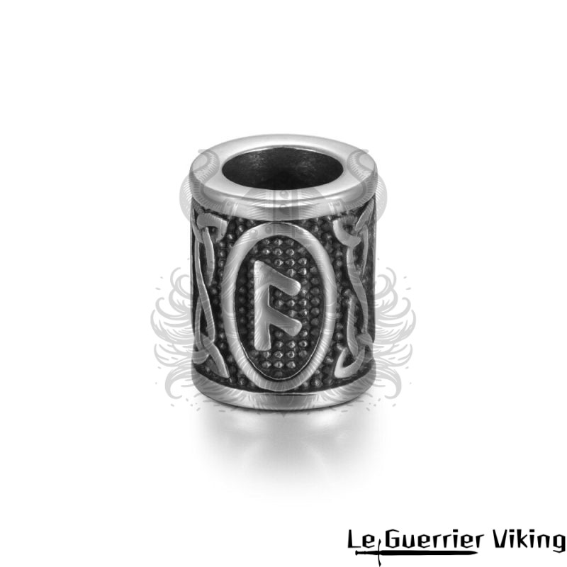 Perle En Acier Rune Ansuz Viking Shop
