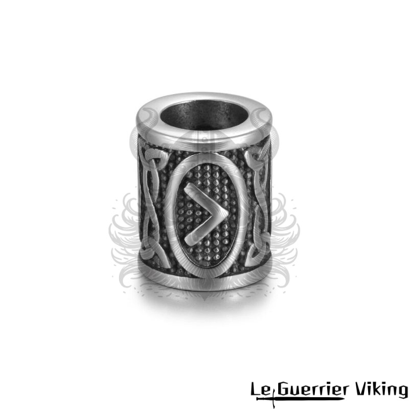 Perle En Acier Rune Kano Viking Shop