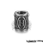 Perle En Acier Rune Hagalaz Viking Shop