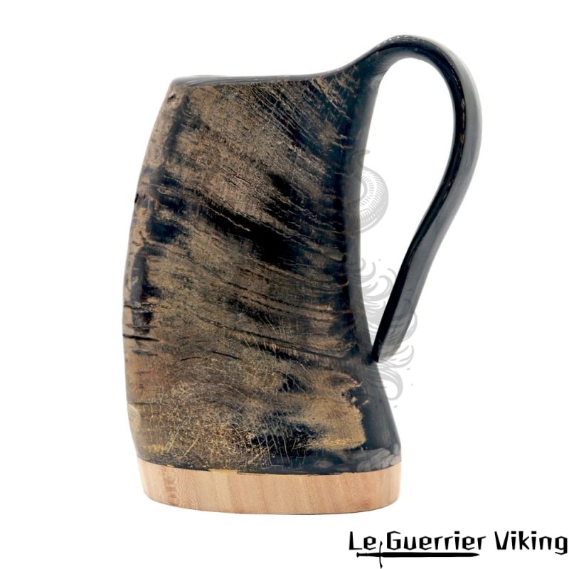 Chope De Bière En Corne Noire