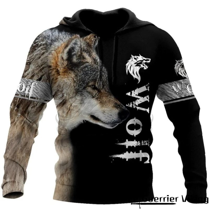 Sweat-shirt Viking Loup des Bois