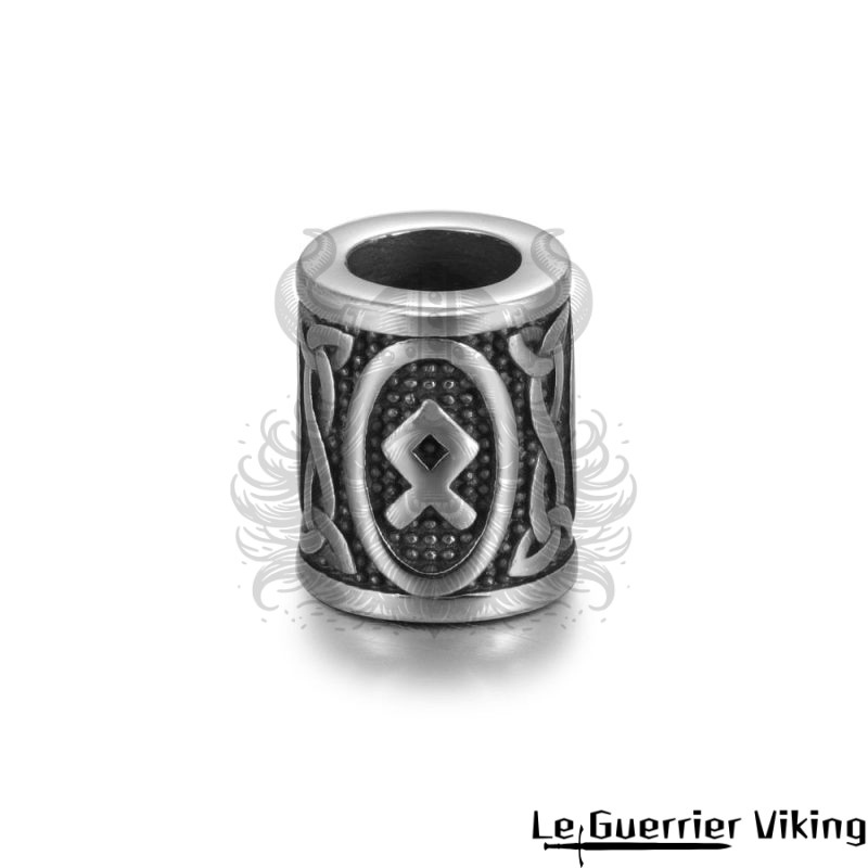 Perle En Acier Rune Othila Viking Shop