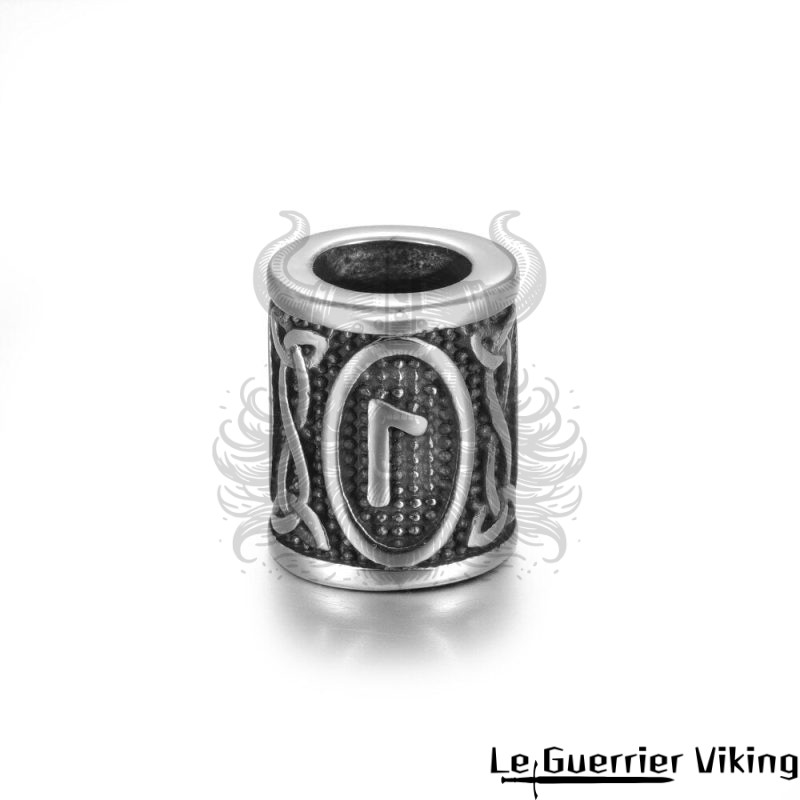 Perle En Acier Rune Laguz Viking Shop