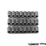 Perle Viking  24 Runes En Acier Viking Shop