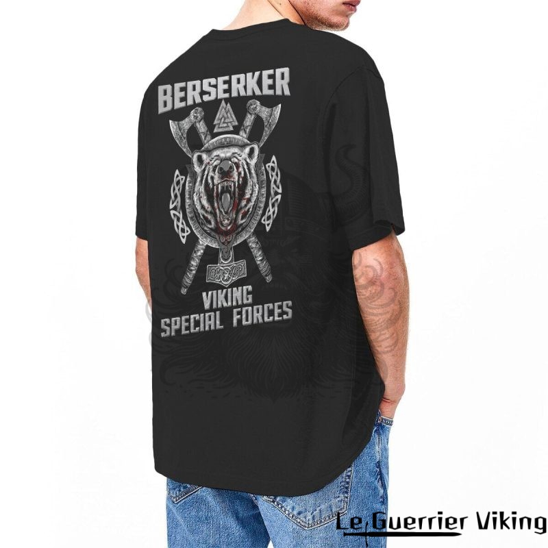 T-Shirt Viking Imprimé Berserker