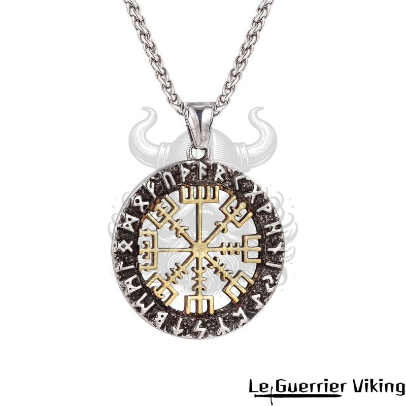 Collier Viking Runes Et Heaume De La Crainte Viking Shop