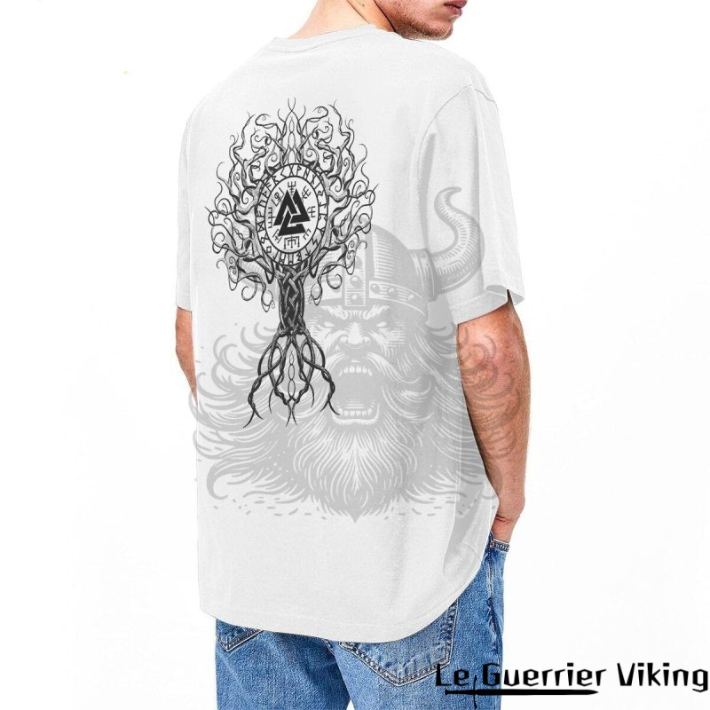 T-shirt Viking Arbre De Vie et Valknut