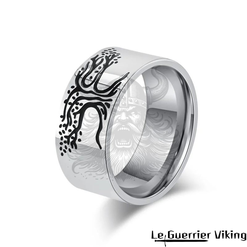 Bague Arbre De Vie Éclat Argenté