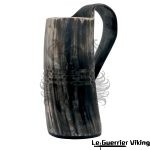 Chope De Bière En Corne Avec Gravures