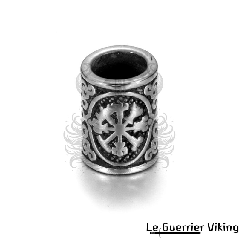Perle En Acier Rune Vegvisir Viking Shop
