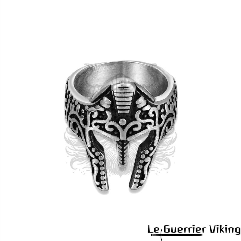 Bague Viking Casque Guerrier Viking Shop