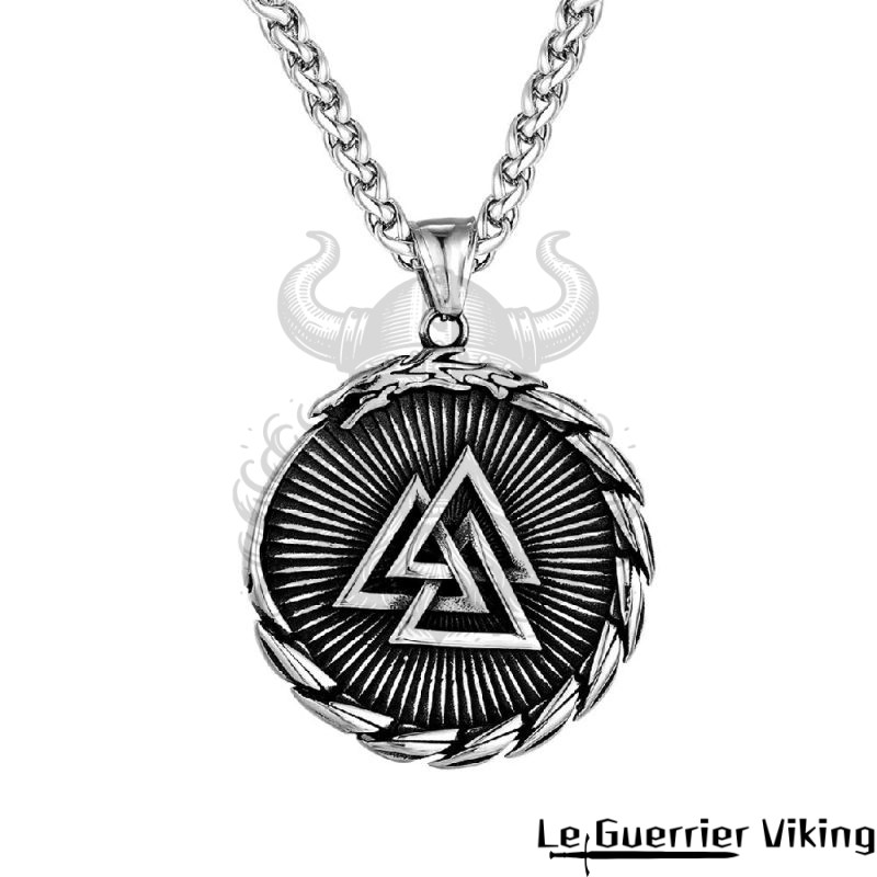 Collier Viking Serpent Et Valknut Viking Shop
