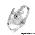 Bracelet Argenté Éclat Serpent Cristallin