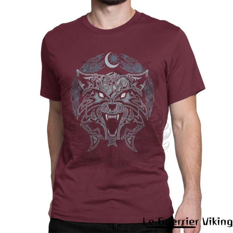 T-shirt loup Lune