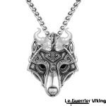 Collier Viking Tête de Fenrir viking shop