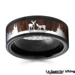 Bague Viking Cerf d'yggdrasil Viking Shop