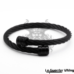 Bracelet Viking <br>Cœur Noir</br> Viking Shop