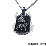 Collier Viking Loup & Valknut Viking Shop