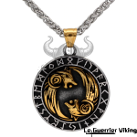 Collier Viking <br>Fenrir & Runes</br> Viking Shop