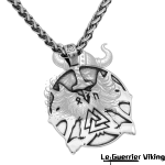 Collier Viking Loup Fenrir Et Valknut Viking Shop
