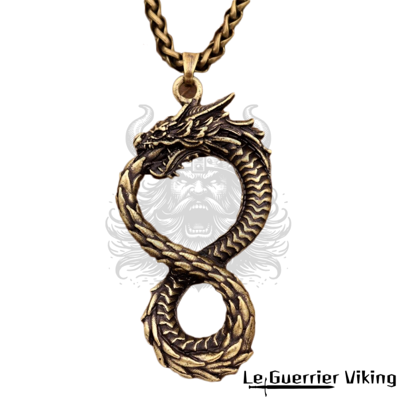 Collier Viking Serpent Jormungand Viking Shop