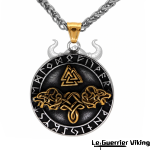 Collier Viking <br>Valknut & Fenrir</br> Viking Shop