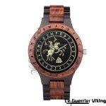 Montre des héros Viking en Bois