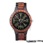 Montre Viking Vegvisir en Bois