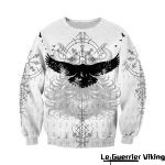 Sweat-shirt Viking Vegvisir & Corbeau Viking Shop