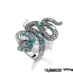 Bague Viking <br>Serpent Jormungand</br> Viking Shop